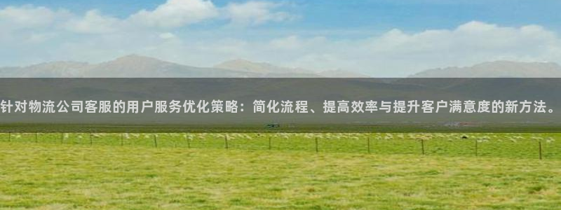 多多28注册登录链接流程：针对物流公