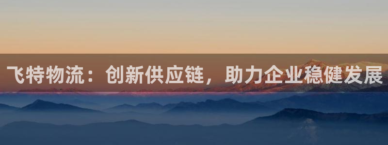 多多28加拿大28：飞特物流：创新供